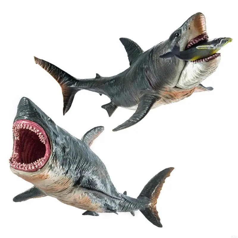 97BC Action Figure Wetenschappelijk Realistisch Oceaan Megalodon Speelgoed voor kinderen en volwassenen Truc Speelgoed met