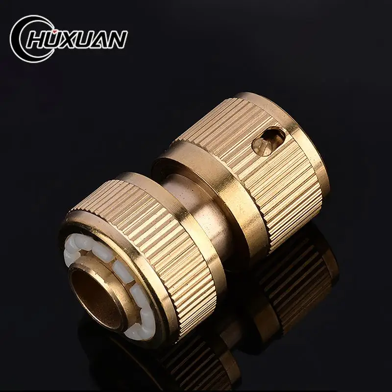 

1PC 1/2" Brass Tap Quick Connecter Copper Hose Coupling Adapter Garden Drip Irrigation Tubing Repair Watering Gun Fittings Tool