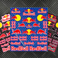 Racing Red Bull Sticker Decal Motorcycle Car Helmet Tank Logo Kit