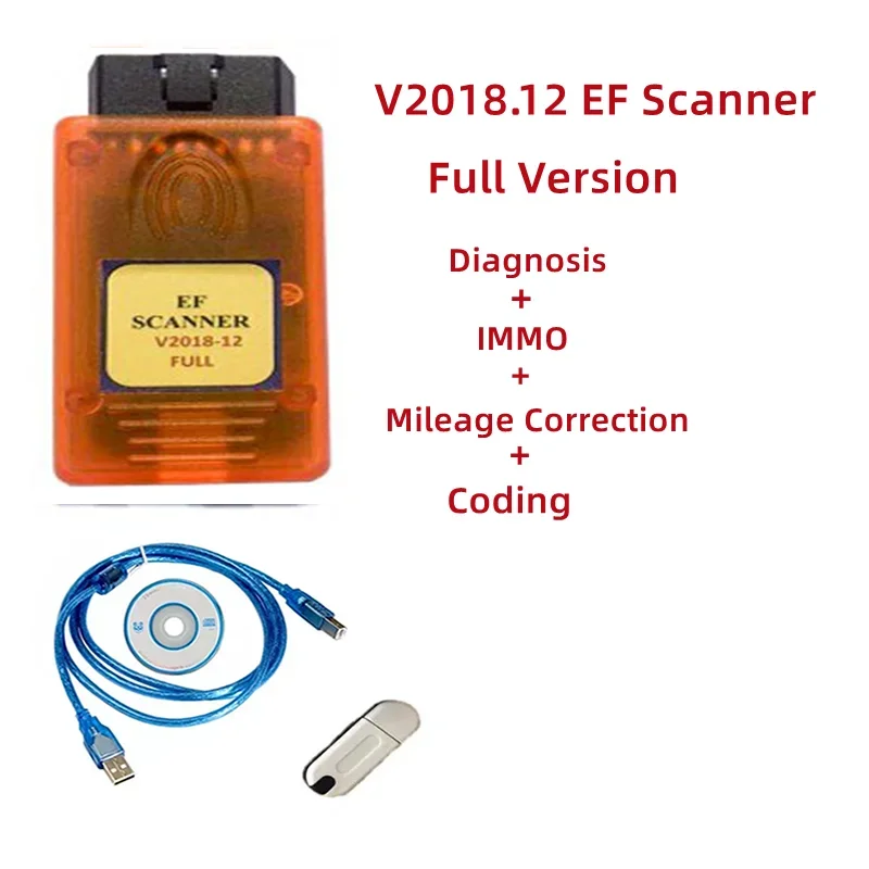 E/F SCANNER E F Super EF Key Programmere Support 166 types of ECU for Bmw Explorer