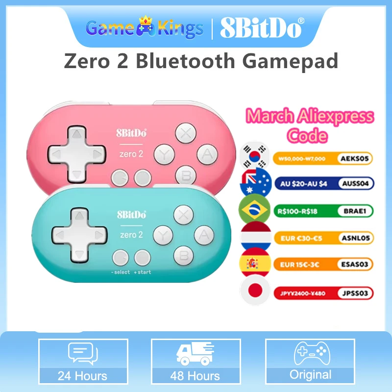 8Bitdo Zero 2 Bluet…