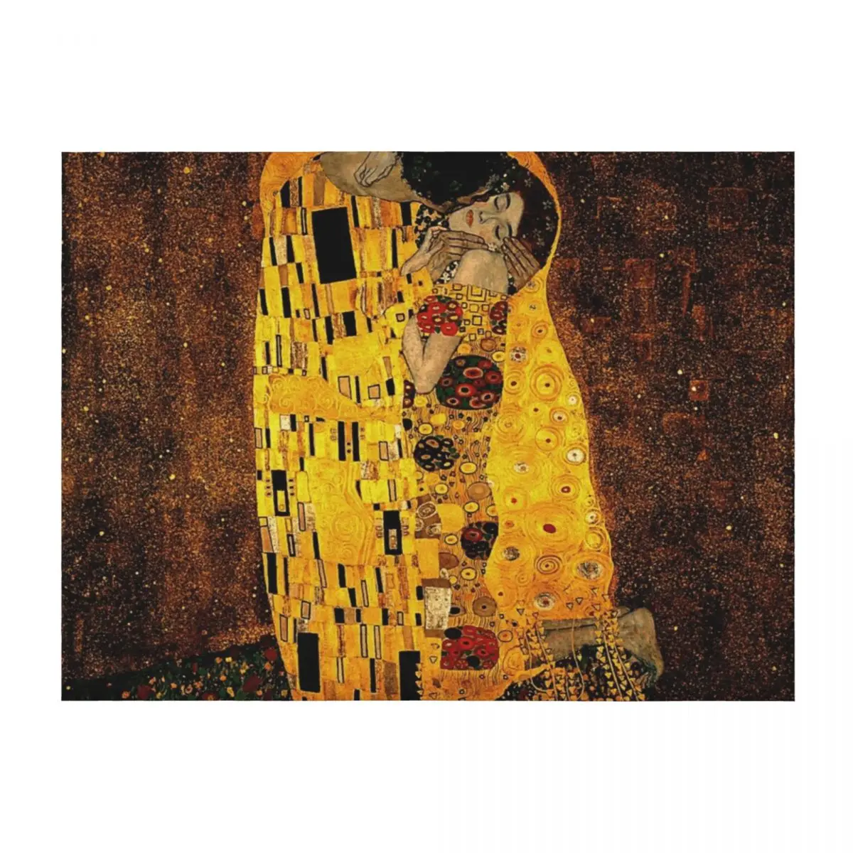 

Gustav Klimt The Kiss Throw Blanket Custom Cute Plaid Kid'S Blankets