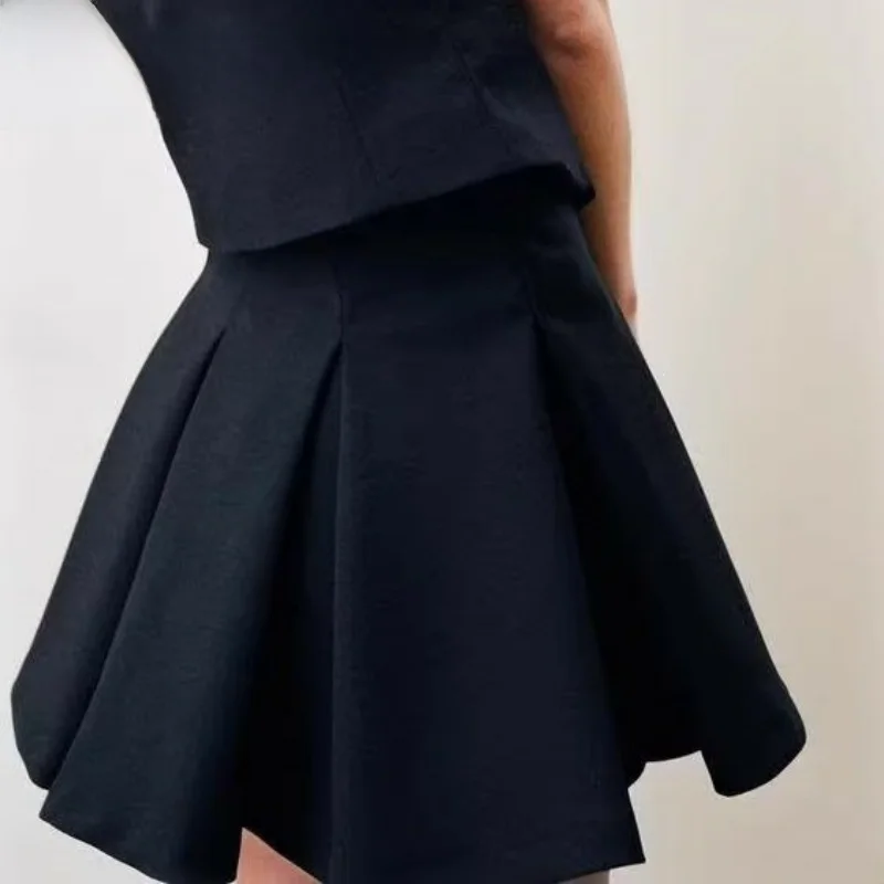 

Spring New Arrival Women's irt Sle Straight Cut Vest Skirt Pants Commute Friendly Regular Fit Single Button Pure Color
