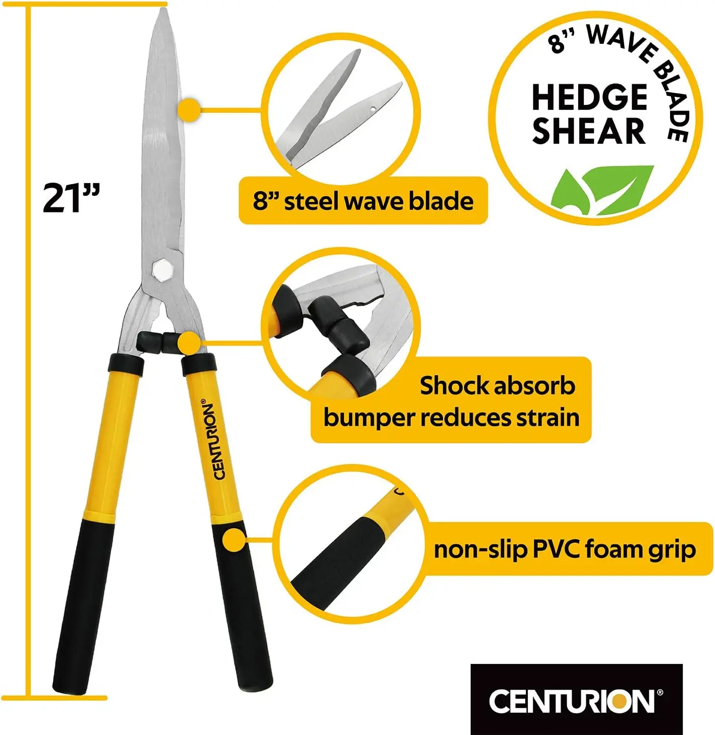 3-Piece Lopper, Hedge Shear & Pruner Combo Set, Heavy Duty Tree, Shrub & Bush Care Kit for Lawn, Garden & Yard, Ideal for Indoor