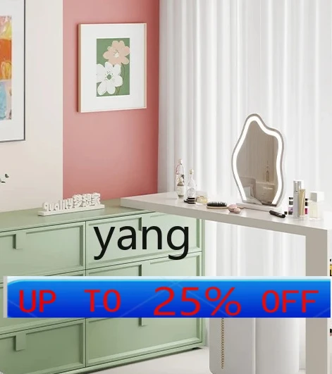 

LH Storage Chest of Drawers Integrated Simple Modern Small Apartment Cream Style Computer Makeup Table