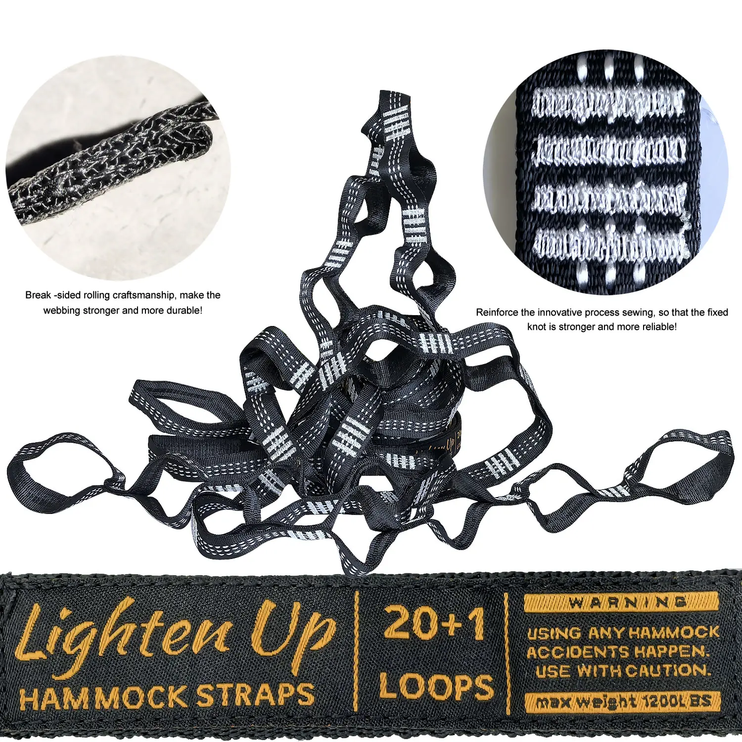 Super Strong Hammock Strap Hanging Hammock Belt Hamaca Hamak for Camping,Traveling,Portable Hanging Tree Rope