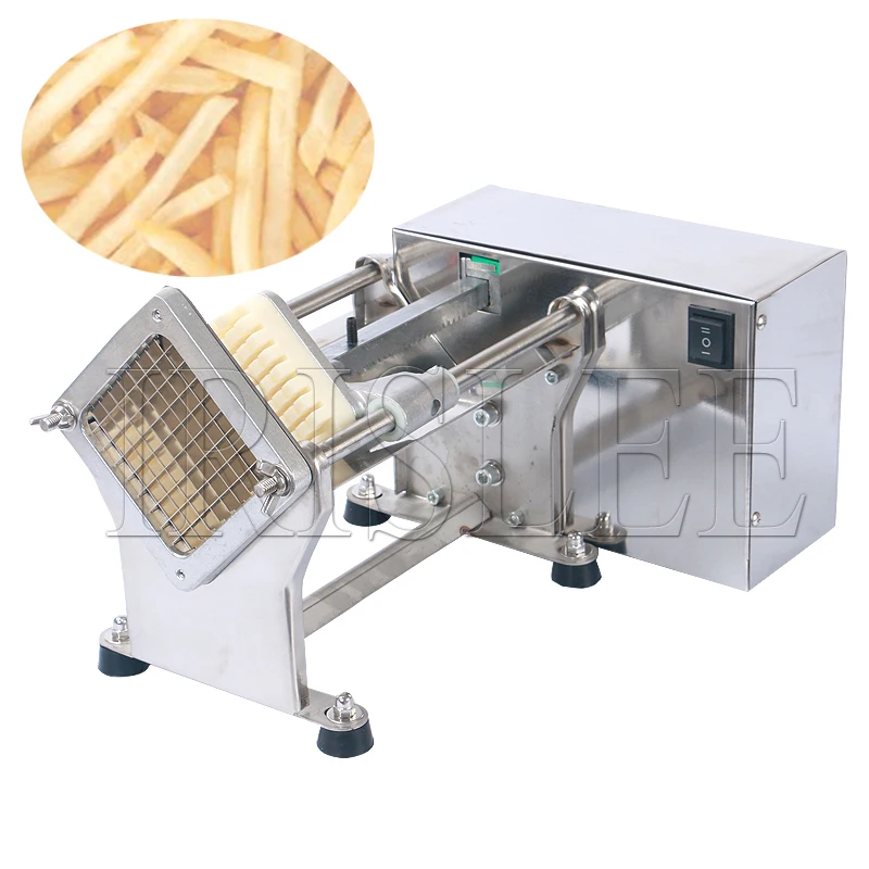 

Electric Potato Cutter French Fries Cutter Potato Chip Carrot Cutter Slicer Stainless Steel Vegetable Fruit Shredding Machine