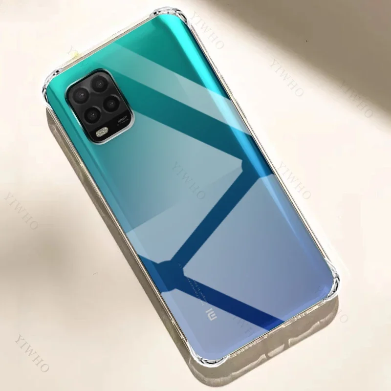 Case for Xiaomi Mi 10 Lite 5G M2002J9G 6.57" Thickened Clear Phone Transparent Case for Xiaomi10 Shockproof Anti-scratch Covers image 2