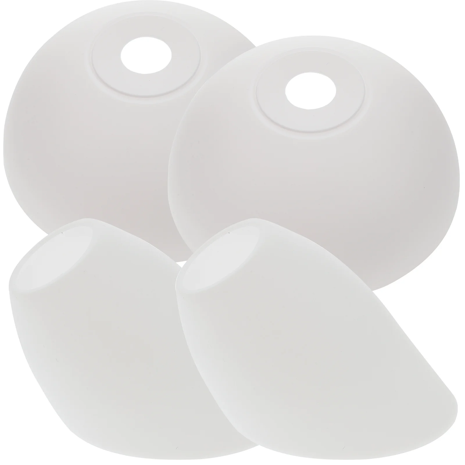 4 قطعة مجموعة أباجورة بلاستيكية غطاء مصباح أرضي بديل غطاء متين مقاوم للغبار لغرفة المعيشة وغرفة النوم المعلقة