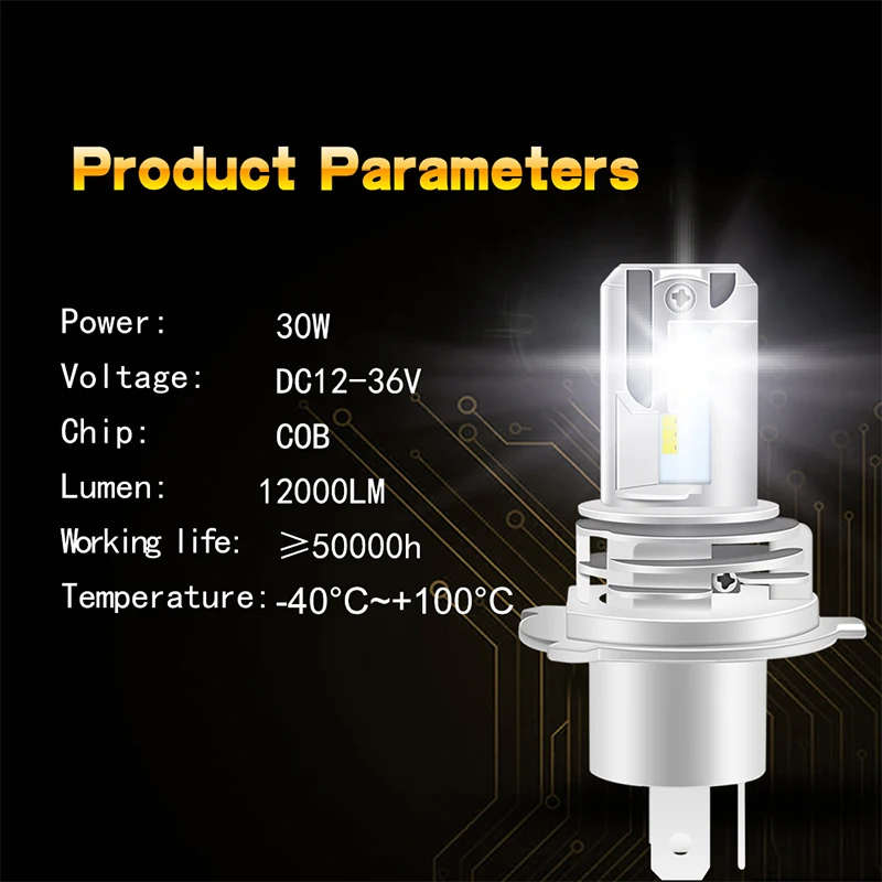 2×h7 led light CSP chips h8 Led fog light H11 LED Light h9 led 9005 hb3 LED FOG LAMP 9006 hb4 led car headlight H4 moto headlamp