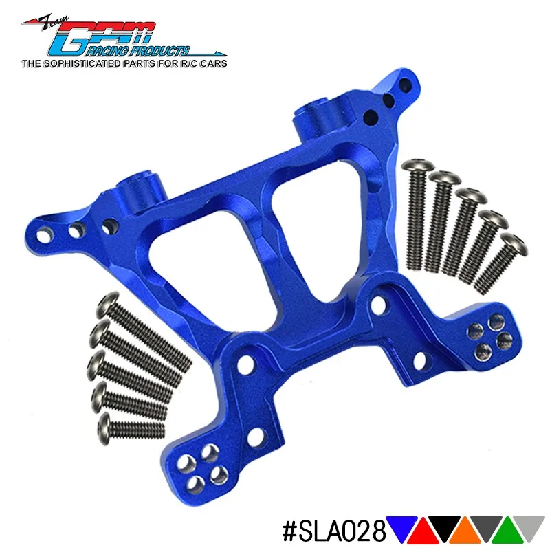 GPM Alloy Front Shock Tower For TRAXXAS 1/10 Slash 4X4 / Ford F-150 Raptor R / Stampede / Ford Fiesta ST Rally