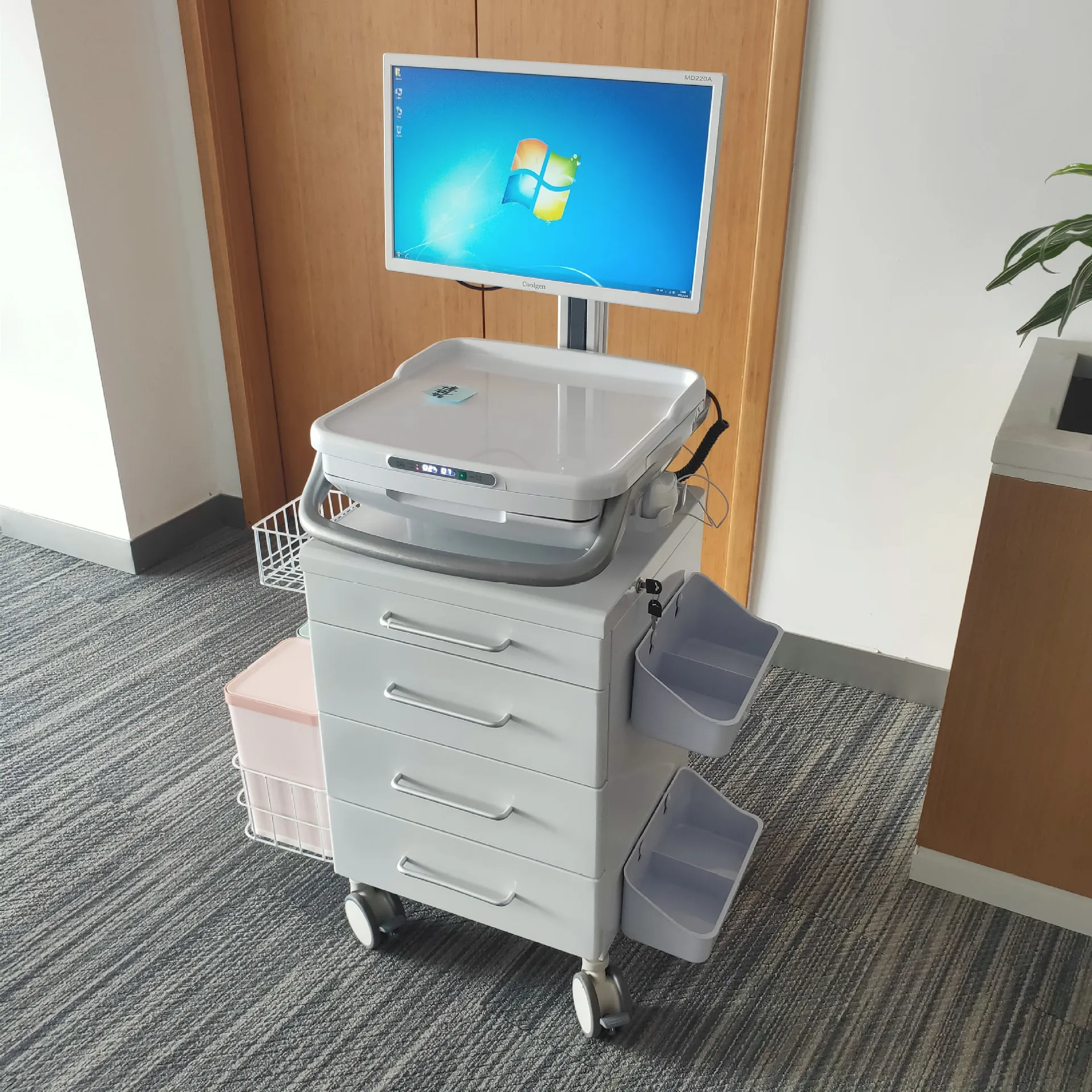 

Mobile nursing cart, nursing workstation, mobile nursing cart, complete set