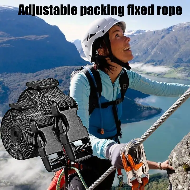 Elastic Luggage Rope Adjustable Luggage Straps With Buckle For Travel Luggage Straps For Suitcases Strap Travel Belts