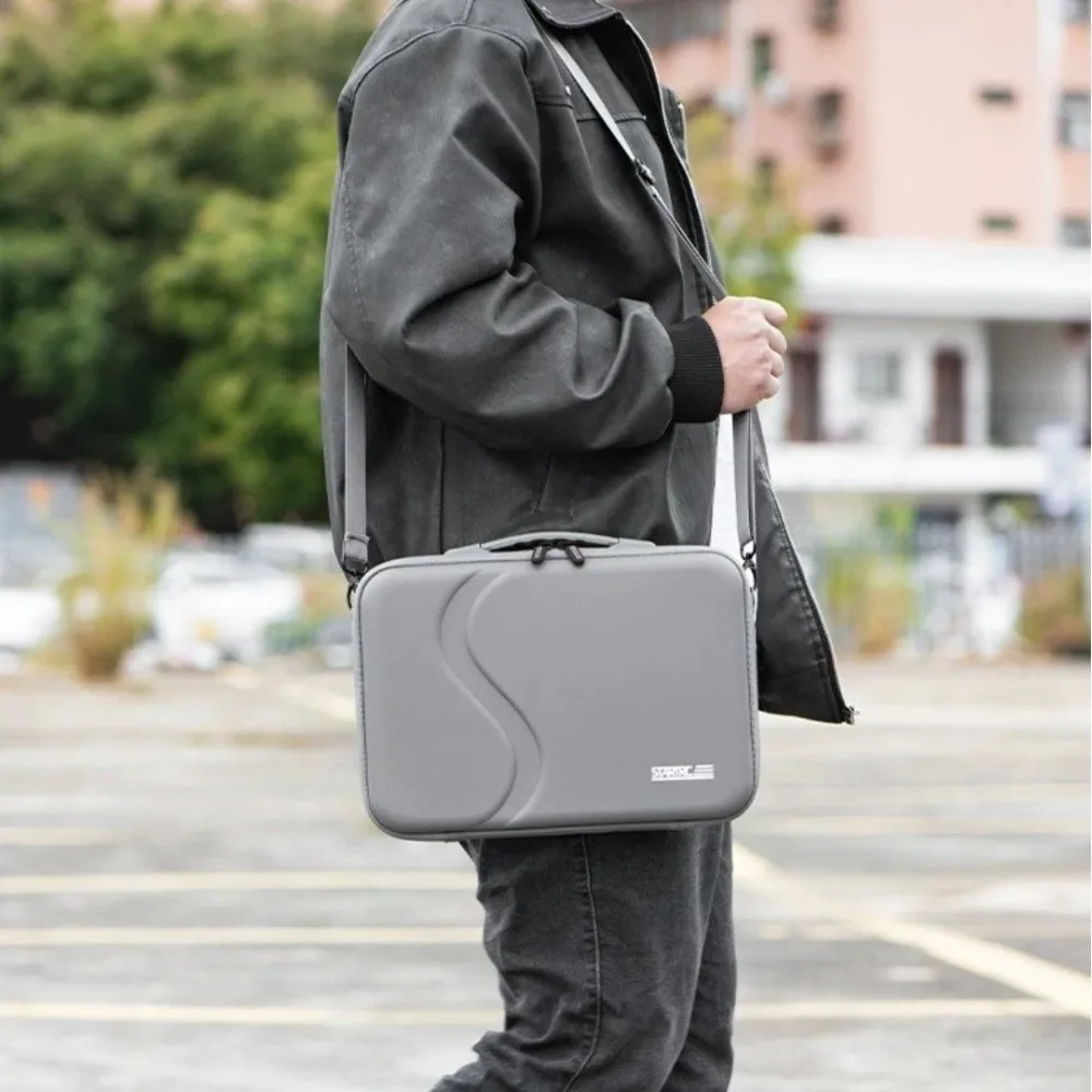 PU Carrying Case Large Capacity Dual Layer Storage Protective Bag Shoulder Strap High Quality Travel Bag for Insta360 X5