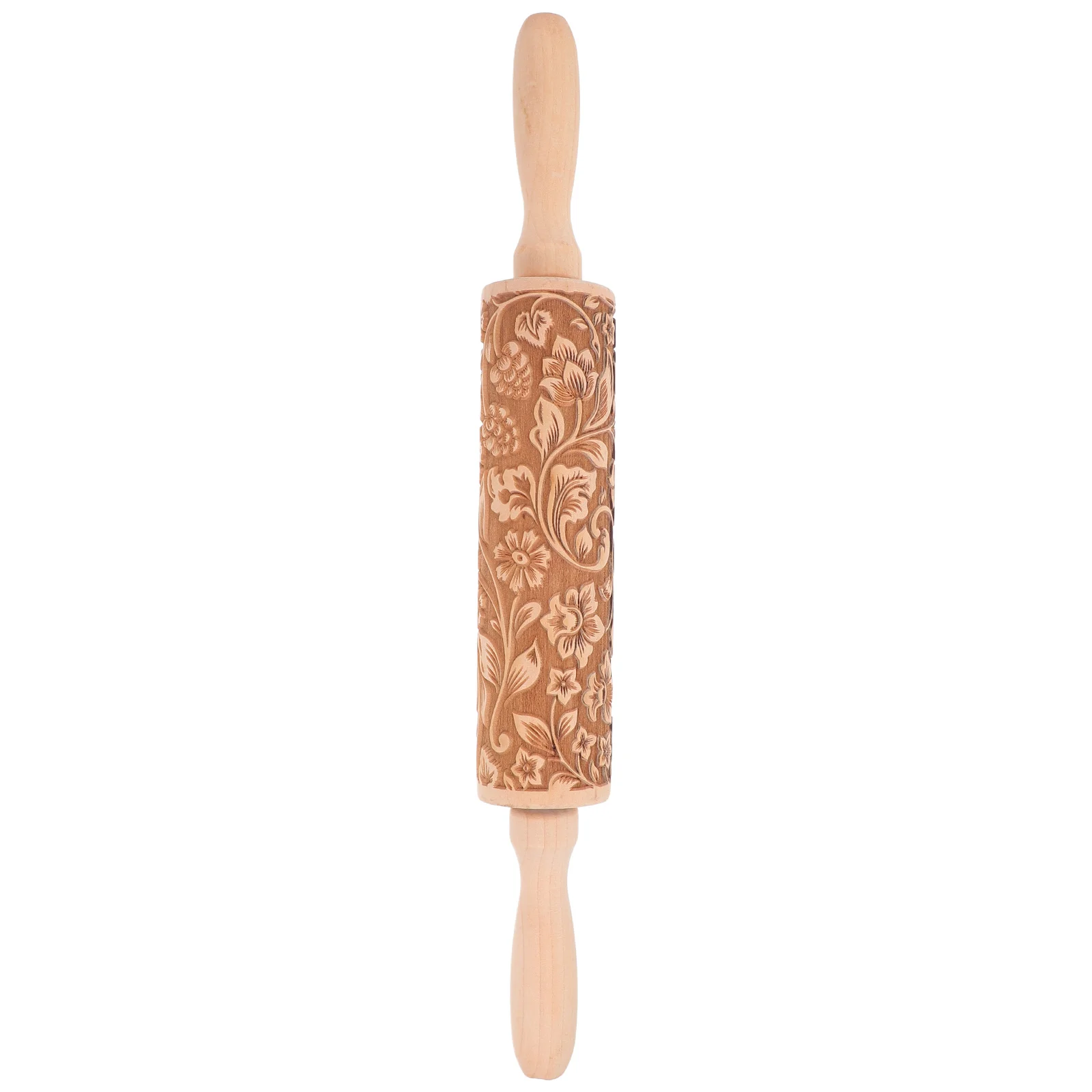 

Printed Rolling Pin Engraved Patterns for Baking Dough Decorative Wood Roller Kitchen Pastry Fondant Embossing Tool