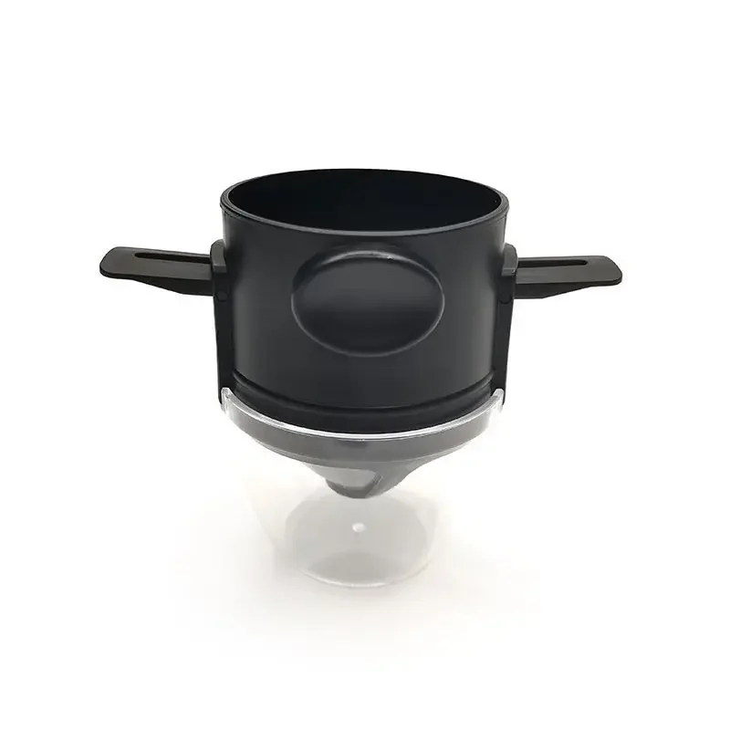 Portable Coffee Filter Cup Foldable Reusable Dripper with Dual Layer Mesh for Pour Over Brew No Filter Paper Travel Espresso