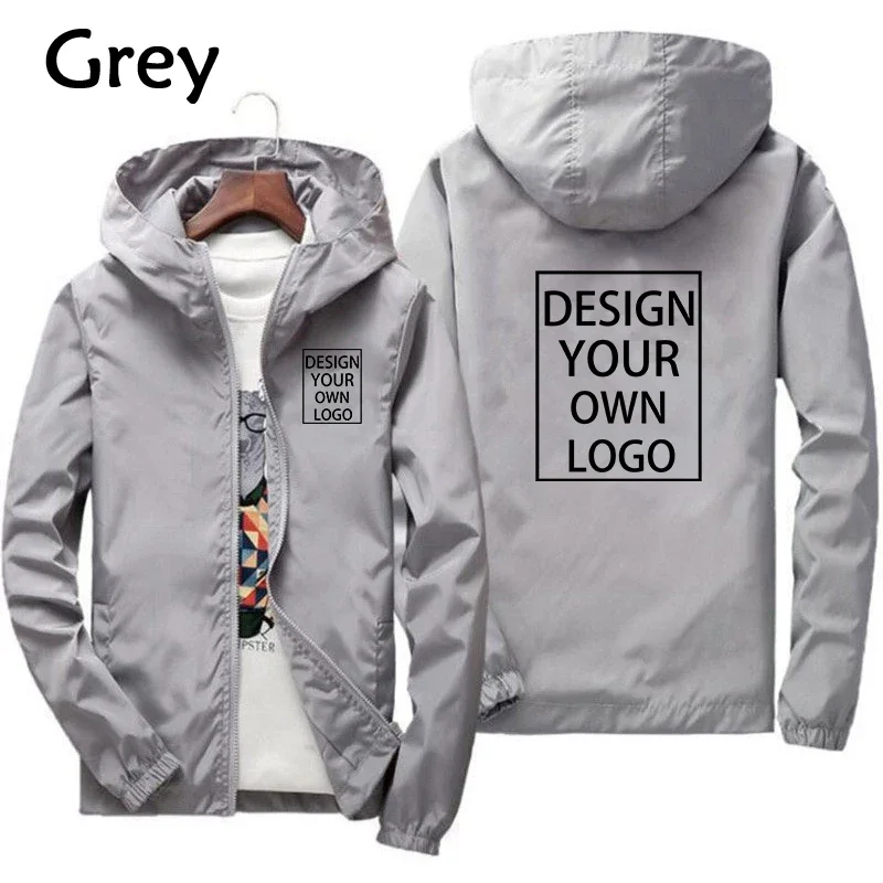 Team Unisex UV and Wind resistant Zipper Jacket Customized Outdoor Jacket, Men's and Women's Hoodies, New Fashion, Autumn