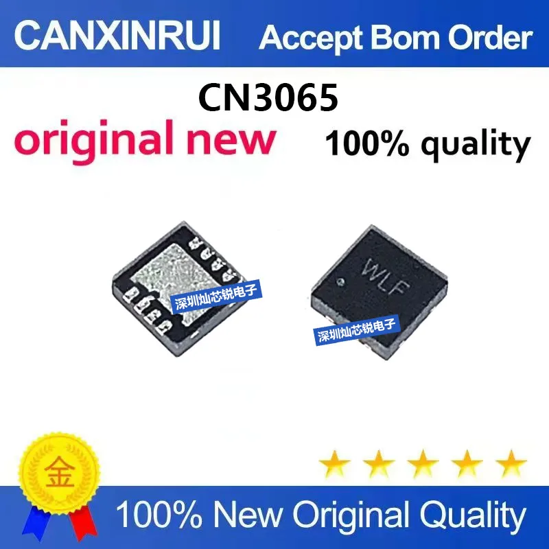 (5-100pieces)Brand new original CN3065 QFN8, silk-screened WLF lithium battery charging management chip