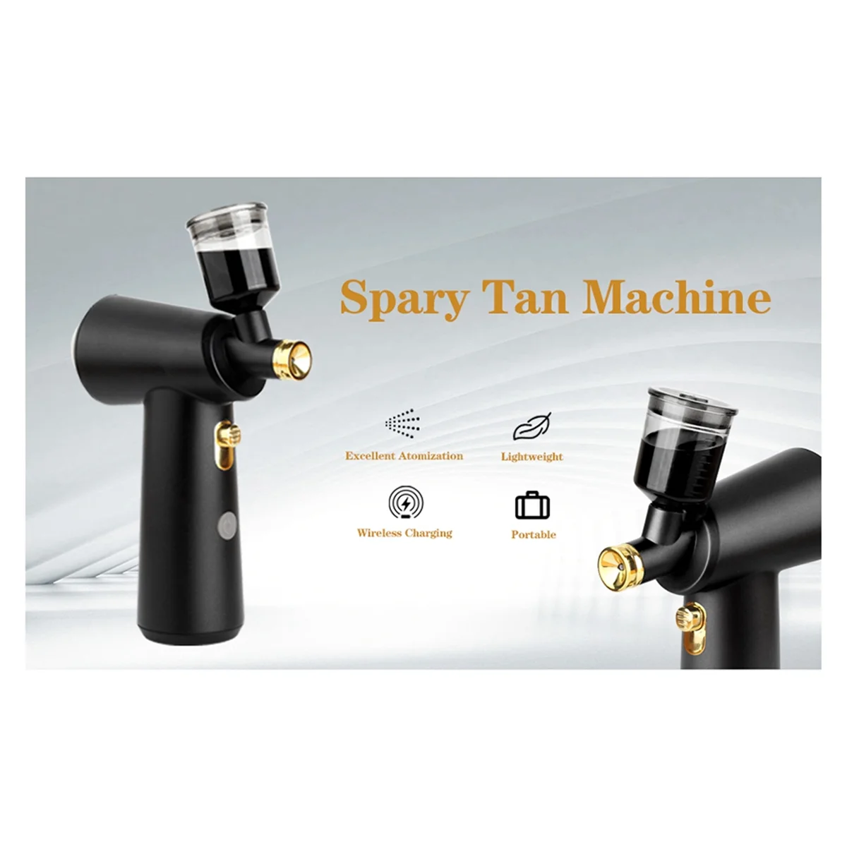 Hairdressing Air Brush Sprayer Nano Hydration Portable Mini Rechargeable Hairdressing and Tanning Tools