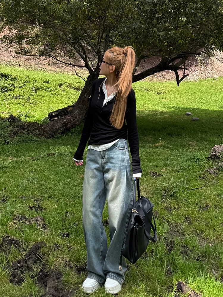 

LADYC Casual Sle Long Sve T-irt Women's Comfortable Elastic Skin-friendly Crew Ne Pullover Top for Summer