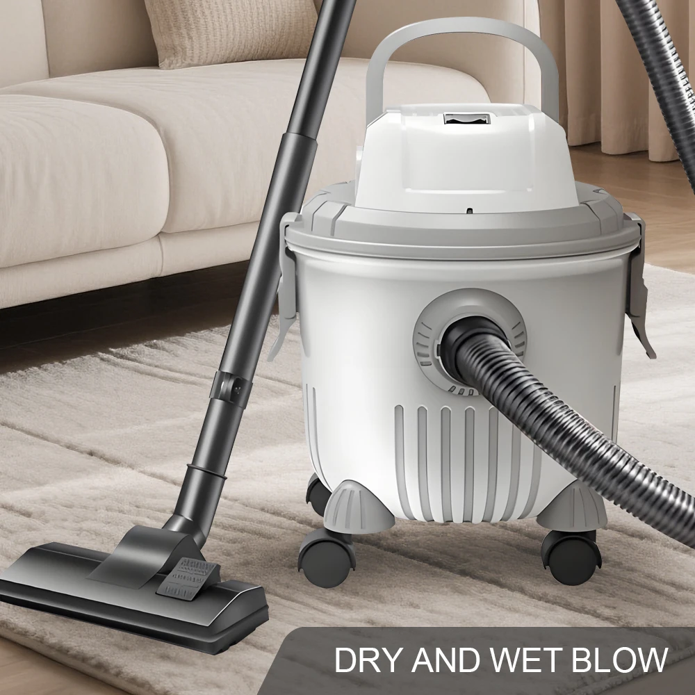 

15L Electric Vacuum Cleaner Household Powerful Wet/Dry/Blow Vacuum Cleaner Car Wash Commercial Industrial Seam Cleaner