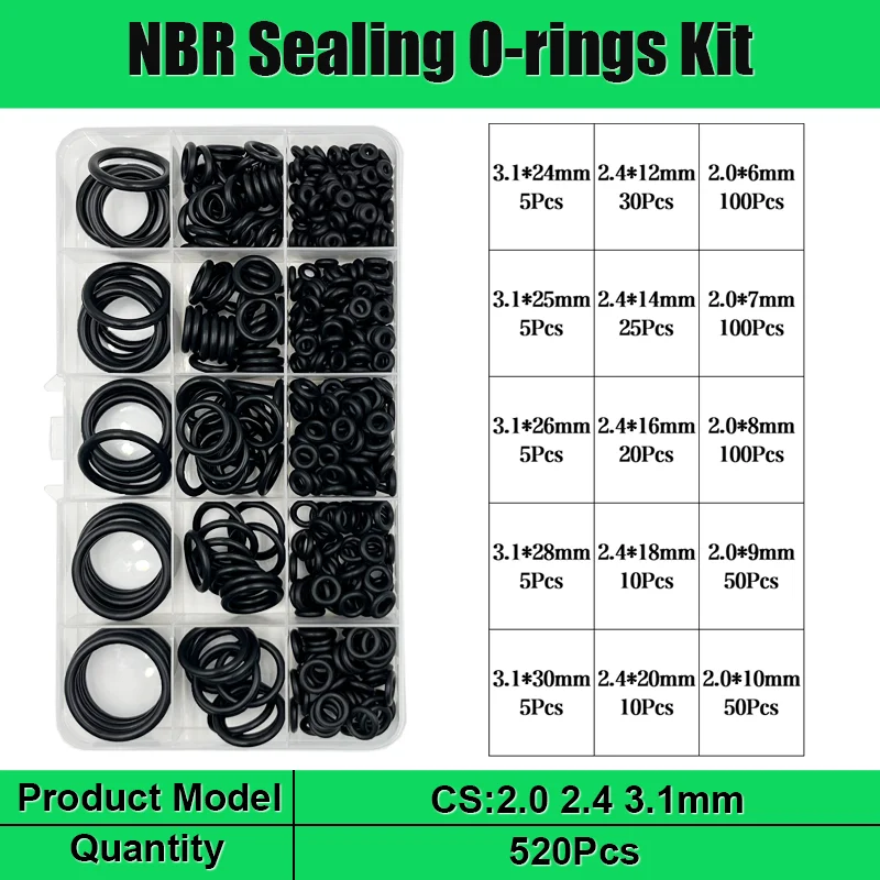 Gummi O Ring Öl beständigkeit nbr Dichtung scheibe schwarz O-Ring Hoch temperatur wasserdicht cs1/1.5/2.0/2.4/3 Sanitär dichtung oring – Detail 14