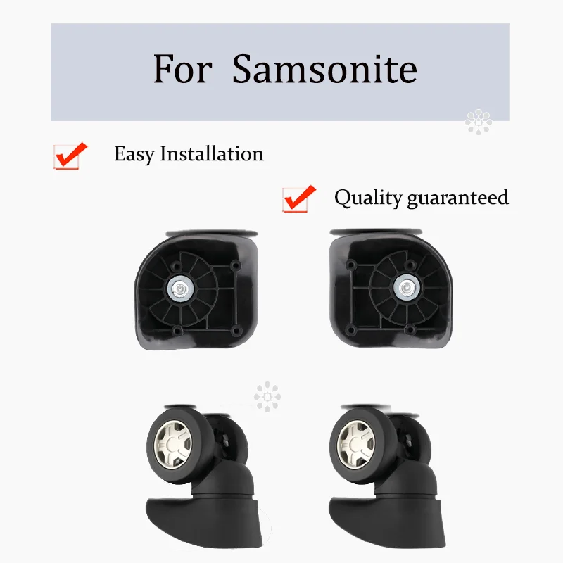 

For Samsonite W292 Business Travel Professional Wheel Set - Ultra-Quiet 360-Degree Smooth Rotation