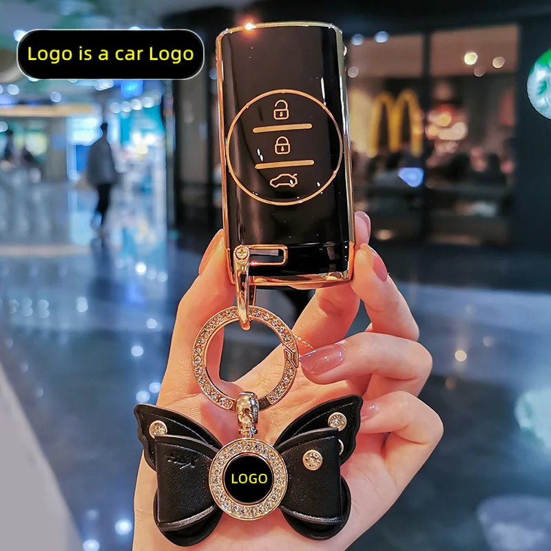 غطاء حماية لمفتاح السيارة عن بعد من مادة البولي يوريثان الجديدة ، غطاء حماية لشيري تيجو 4 5X 7 Pro 8 2 3X إكسيد Txl Tx Lx أريزو 5 برو Gx EQ7 2021 #4