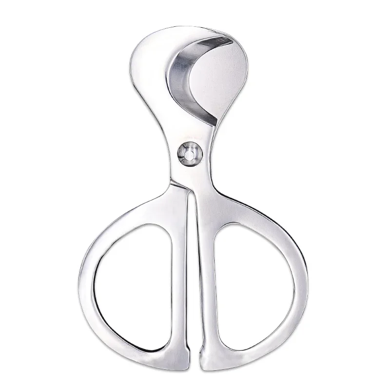 

Household Creative All Steel Sharp Cigar Cutter Scissors Double-Edged Blade Shears Cutting Smoking Tool Portable Cigarette Knife