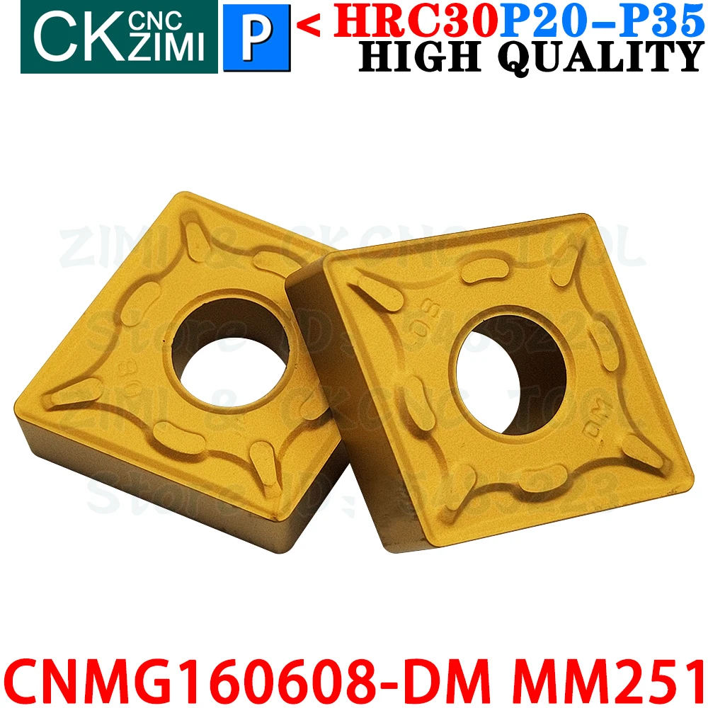 CNMG160608-DM MM251 CNMG160608 DM MM251 超硬インサート外部旋削インサート工具 CNMG542 CNMG1606 CNMG 1606 DM CNC機械金属旋盤旋削切削工具
