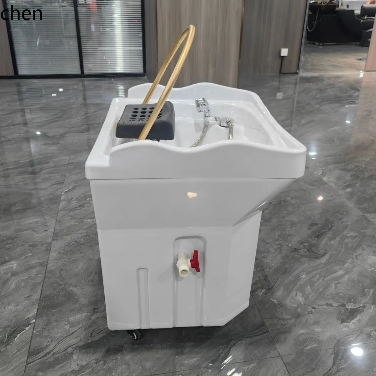 Water Circulation Beauty Salon Special Ear Picking Hair Salon Head Therapy Instrument Water Connection Mobile Shampoo Basin