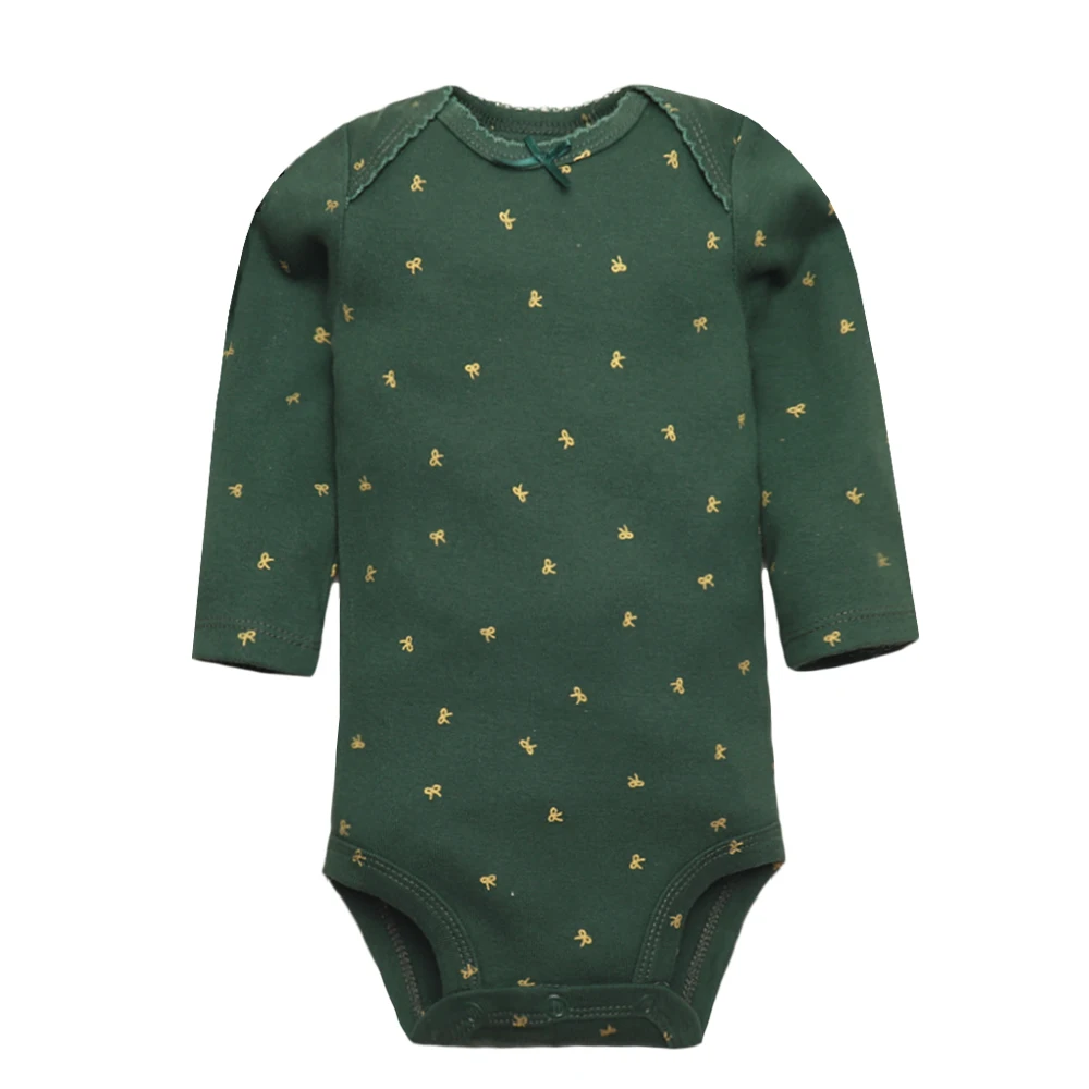 2023 Spring Autumn Toddler Baby Boys Girls Bodysuit 5 PCS 3 PCS Long Sleeve Cotton Infant Jumpsuit Cartoon Newborn Clothes