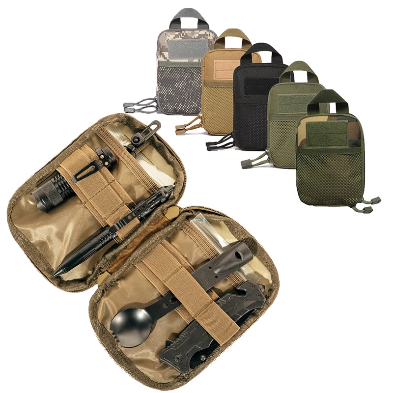 

600D Nylon Tactical Bag Outdoor Molle Waist Fanny Pack Phone Pouch Belt Waist Bag EDC Gear Hunting Bag Gadget Purses