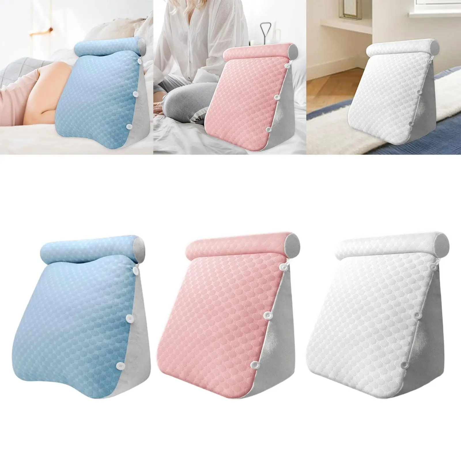 Pillow Headboard Adjustable for Sitting up Triangle for Gifts for Mom