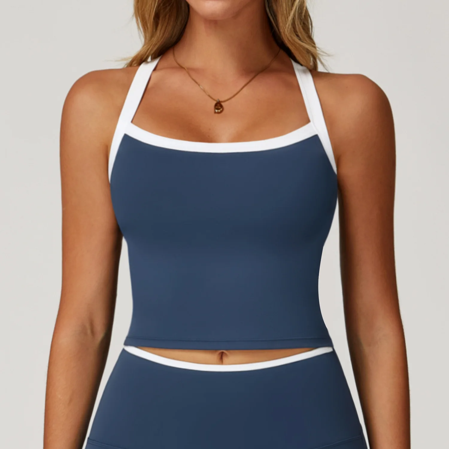 Sports Bra Women Top Push Up Fitness Yoga Underwear Sport Tops For Women Breathable Running Vest Bralette Gym Color Blocked Bra - Image 3