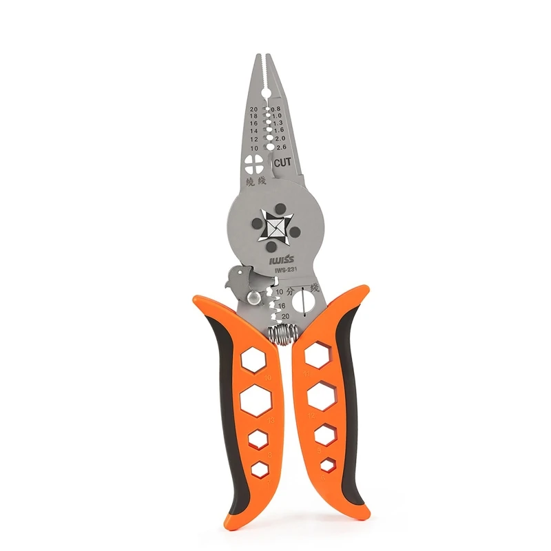  High Precisions Networking Crimp Tool For Cat5 Cat6 Cables With Rubber Coated Handle For Easy Operation