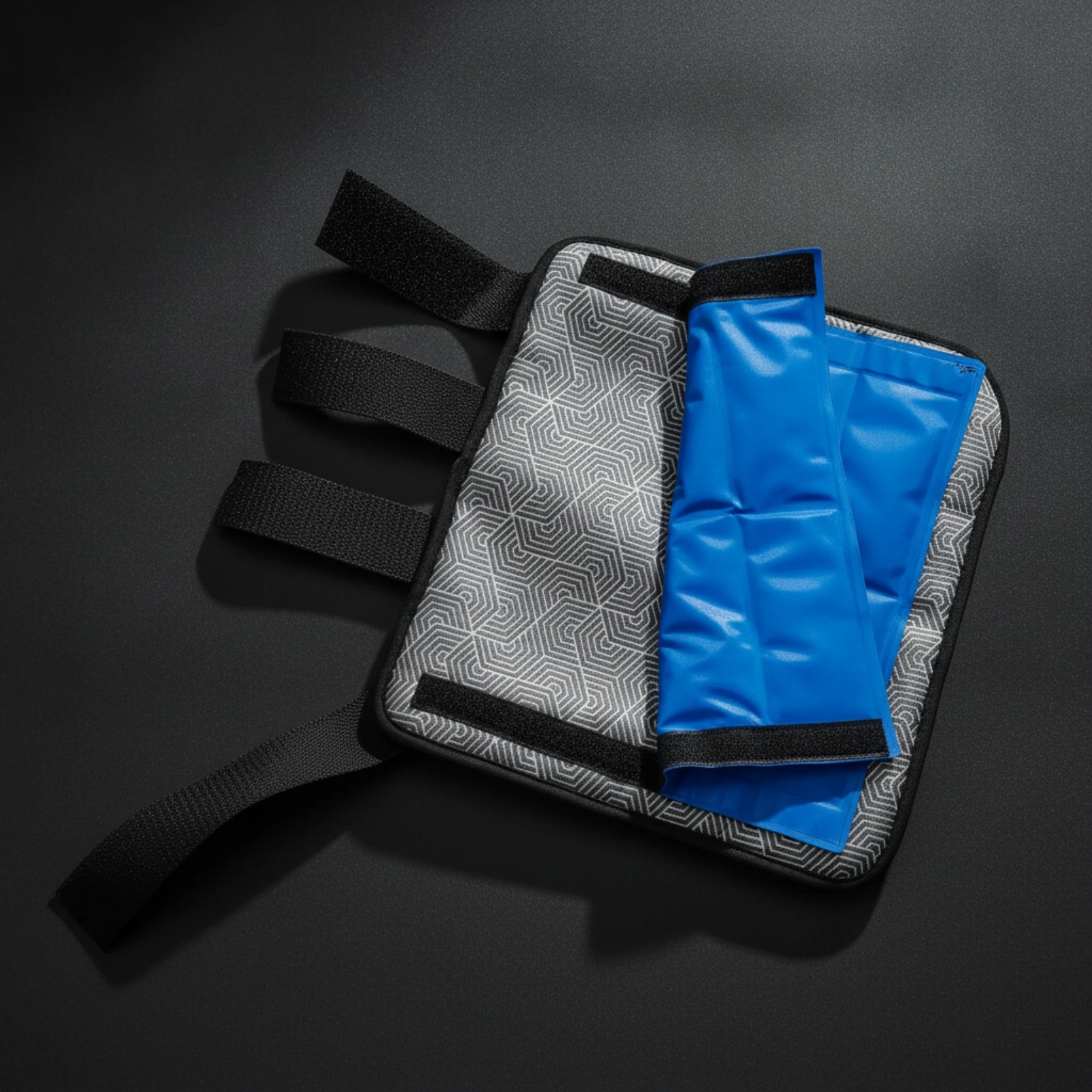 Horse Cooling Wrap with Ice Pack Padded Horse Ice Pack Hook-and-Loop Easy to Apply for Horses, Training Recovery, Stable