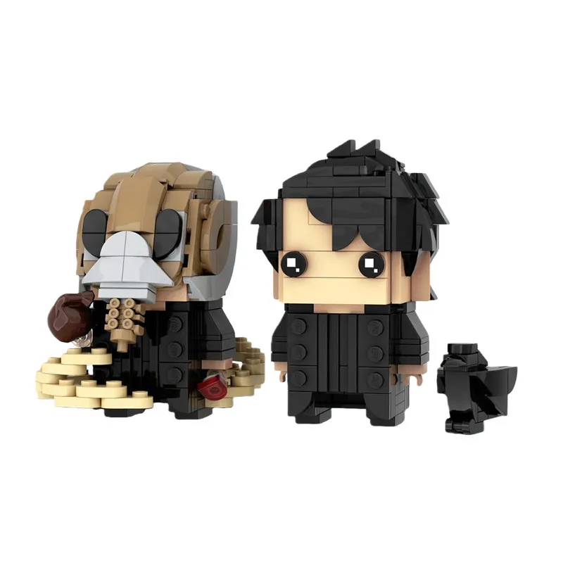 MOC-162632 Sandmaned TV-Held Charakter Bricksheadz Modell Puzzle Jungen Baustein Spielzeug Geschenk Dekoration – Detail 3