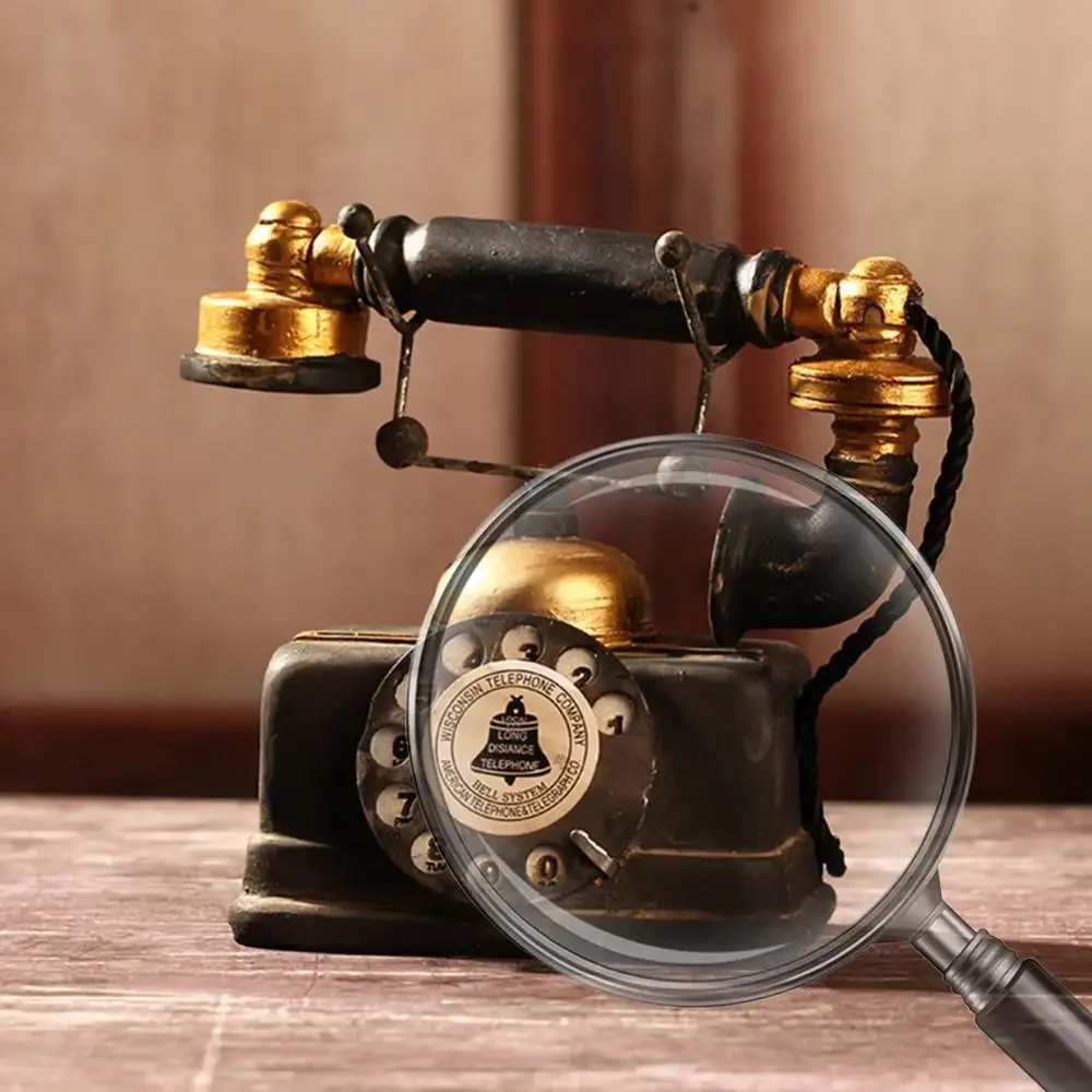 

Искусственная модель телефона из смолы в стиле ретро, винтажный стиль, домашний декор, орнамент, ремесло с достаточным долговечностью и прочным