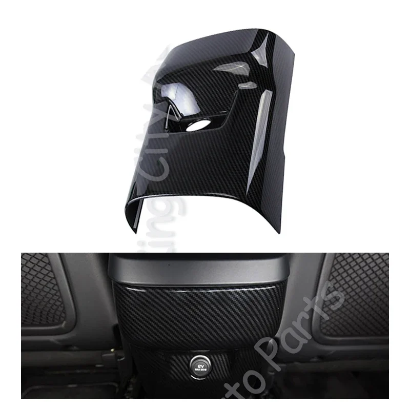 For Volvo XC60 18-19 Rear Row Air Condition Air Outlet Trim Hood Armrest Air Vent Dustproof Protector Cover Shell Sticker