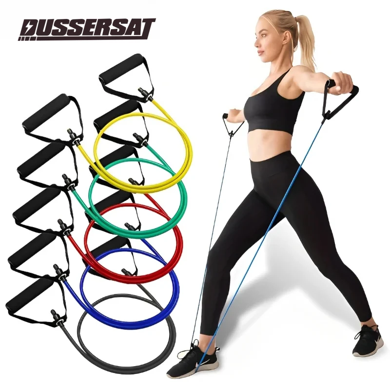Resistance Bands With Handles, Exercise Bands, Workout Bands With Handles For Men Women, Strength Training Equipment At Home
