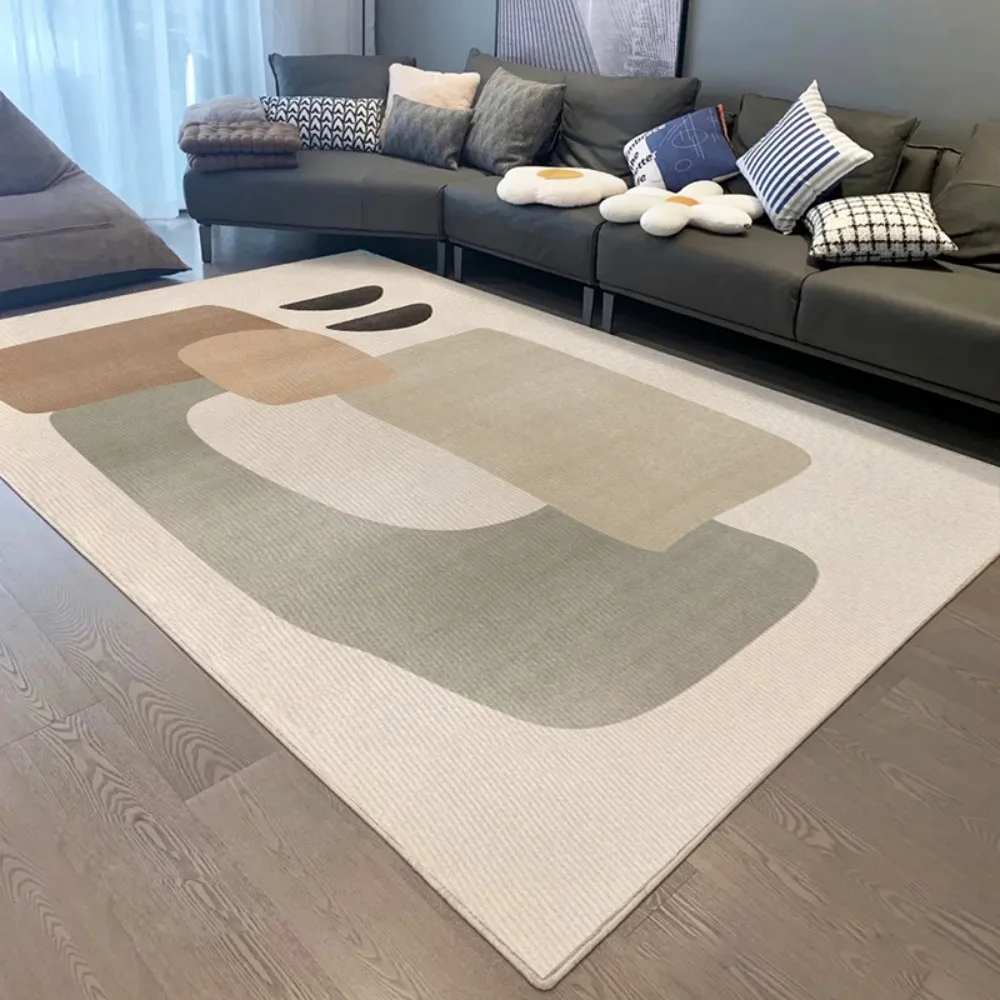 VIKAMA Modern Minimalist Carpet Living Room Bedroom With Non Slip Easy To Clean Ins Style Large Carpet Home Decoration