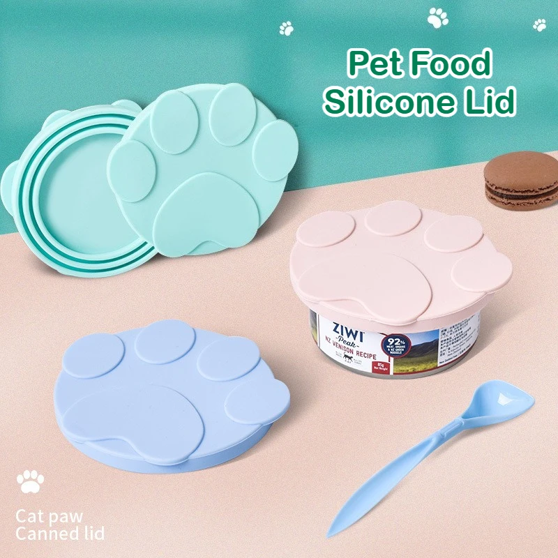 

‌Pet Food Silicone Lid Universal Can Cover Seal Freshness Preserver Wet Dog Cat Food Storage Reusable Airtight Container Saver