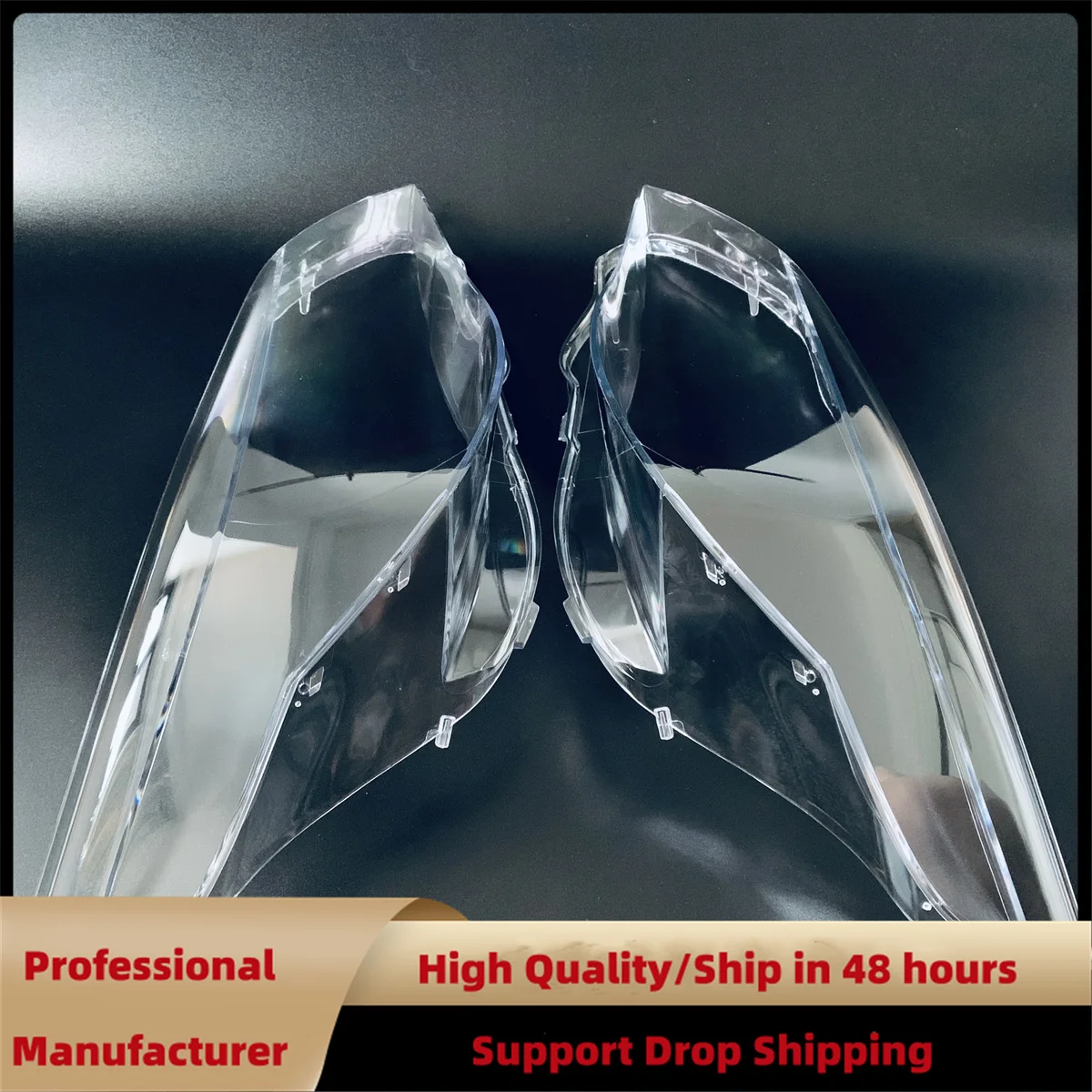 غطاء المصابيح الأمامية للسيارة BMW 5-Series M5 E60 E61 525i 530i 545i 550i 2003-2010 غطاء المصباح الشفاف عاكس الضوء