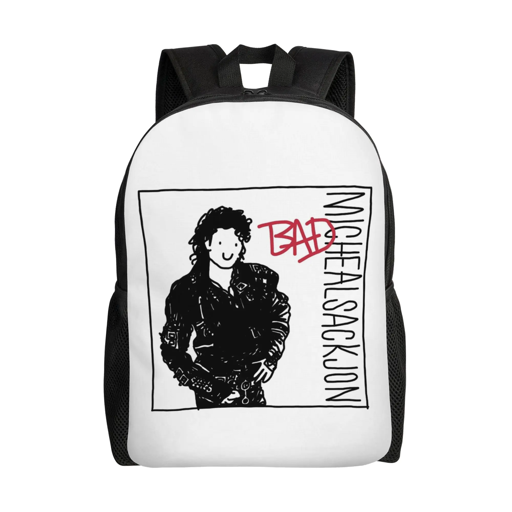 Bad Album Michaels Jacksons Cool Backpack Gift Student Business  Daypack for Men Women College Canvas Bags