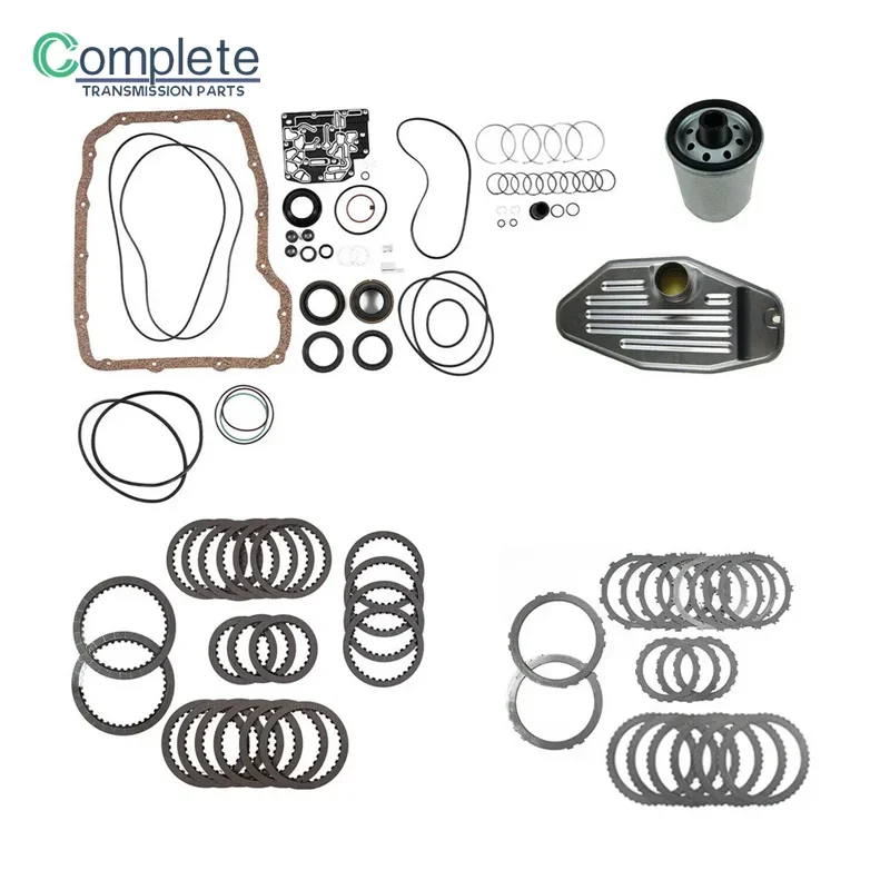 

45RFE 545RFE 65RFE Super Master Rebuild Kit With 4WD Filter Friction Steel Fits For Aspen Dakota RAM 1500 Wrangler 1999-UP