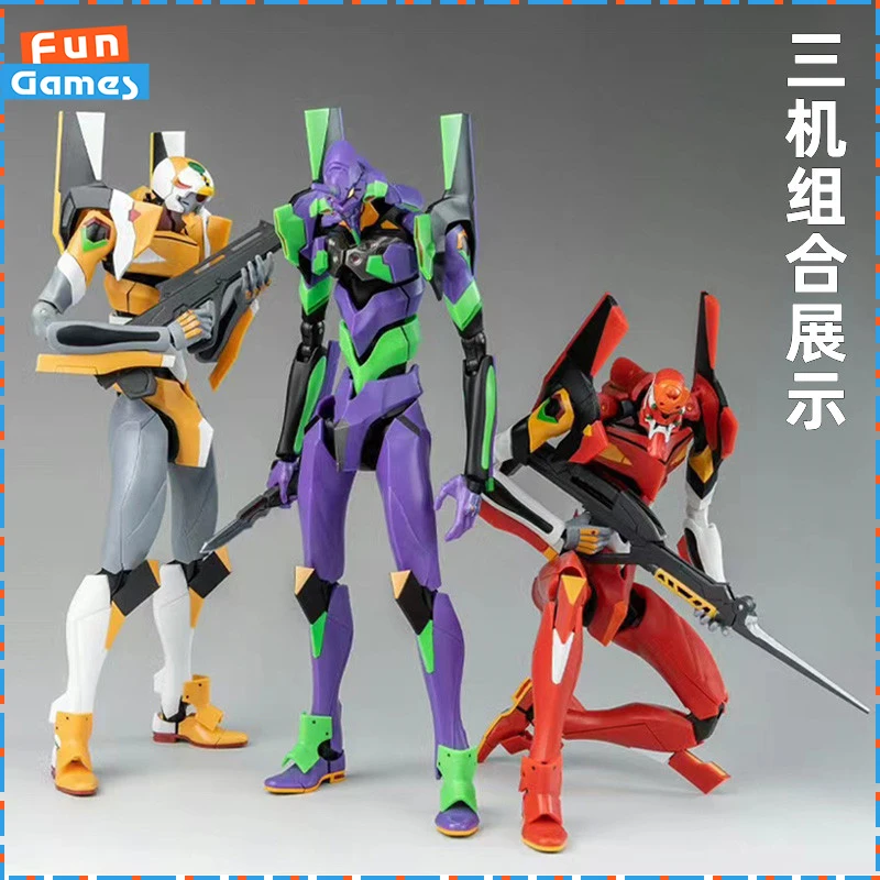 20cm Amk Evangelion Action Figure First Machine No Glue Required Assembly Figure Room Decoration Collectible Toys Birthday Gift