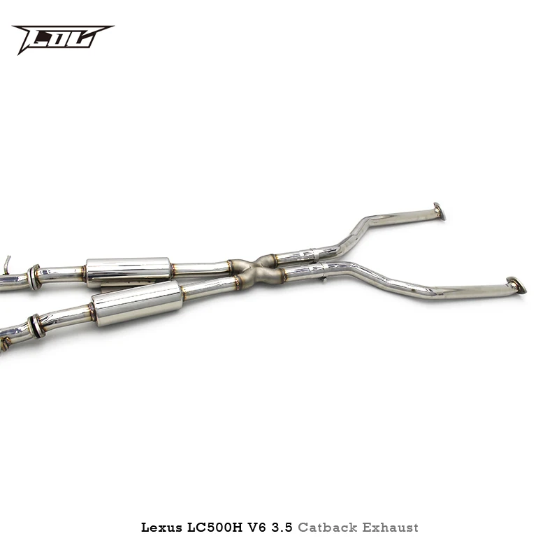 Catback Exhaust For Lexus LC500H 3.5 V6 2018-2022 Escape Stainless Steel SUS304 Exhaust Pipe Muffler Automobile Exhaust System