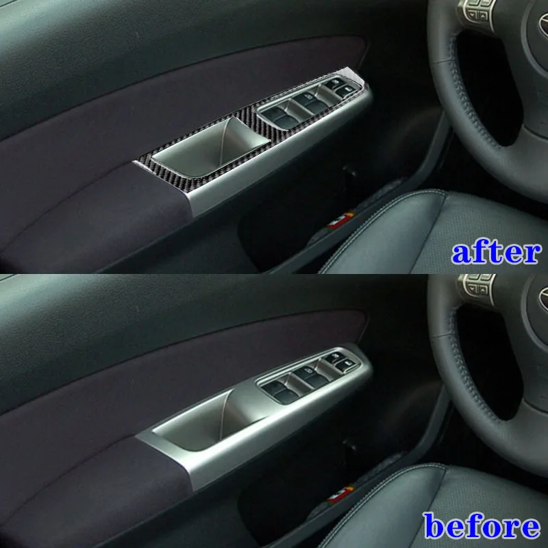 

For 09-12 Subaru Forester Carbon Fiber Doors, Windows, Windows, Key Panel Decoration Sticks