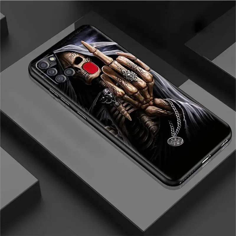 Etui Grim Reaper Skull Case dla Samsung Galaxy A54 A52 A14 5G A53 A12 A13 A71 A23 A34 A33 A21s Pokrowiec na telefon